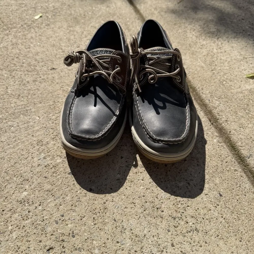 Sperry Top Sider Deck Boat Shoes Classic Navy Blue Men's Size 9